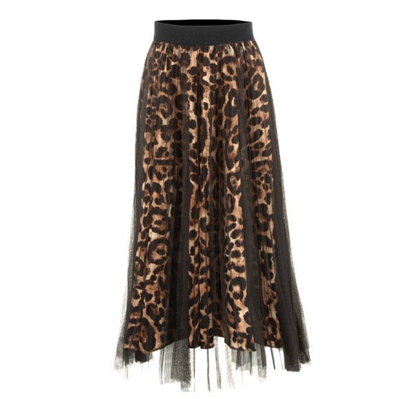 Ruby Rd. Animal Print Maxi Skirt - Picture 3 of 8